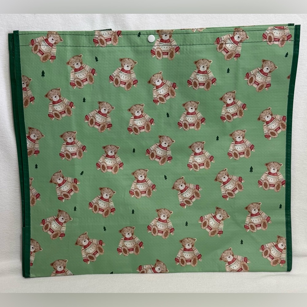 Marshall’s New Release Christmas Teddy Bear Reusable Shopping Tote Bag Gift Tag